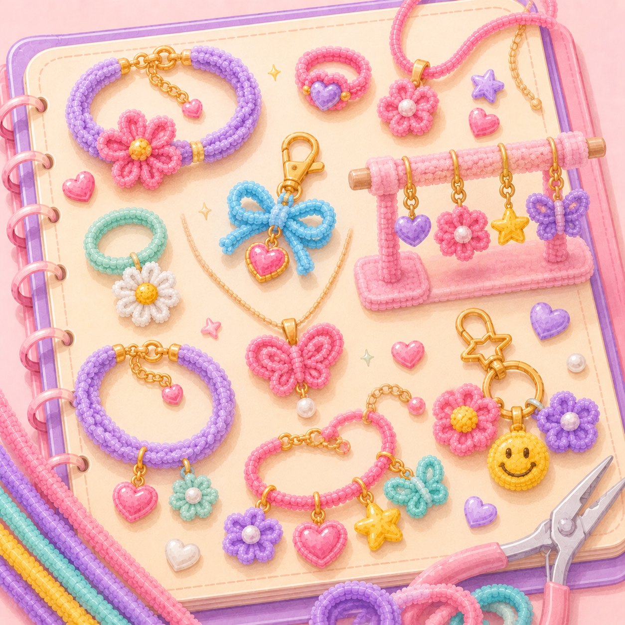 Pipe Cleaner Jewellery & Charm Projects