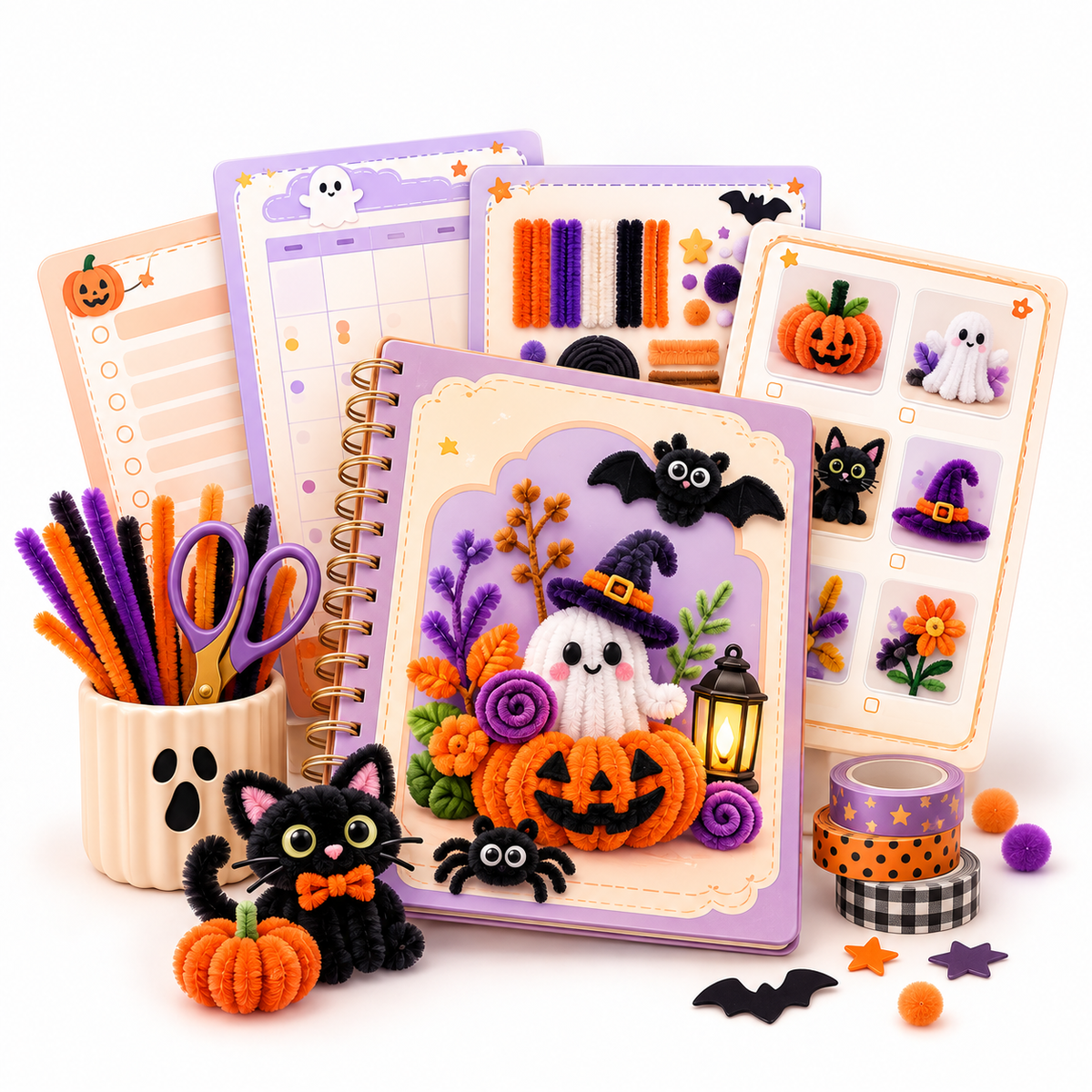 Halloween Craft Planner & Project Journal